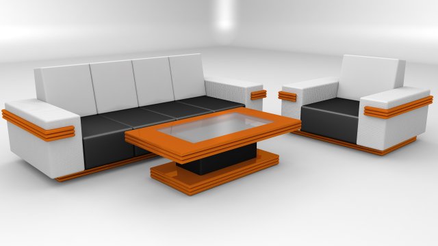 sofa by onetwothreejackk 3D Модель .c4d .max .obj .3ds .fbx .stl .blend 