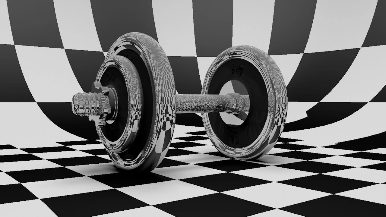 dumbbell 3D Model .c4d .max .obj .3ds .fbx .stl .blend 