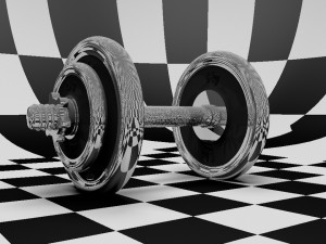 dumbbell 3D 모델