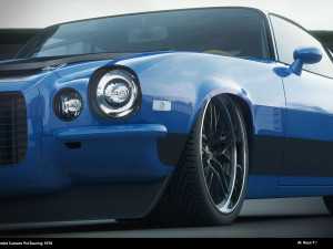 chevrolet camaro 1970 pro touring 3D Model
