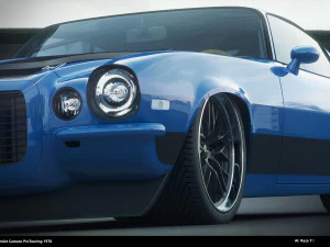 chevrolet camaro 1970 pro touring 3D Model