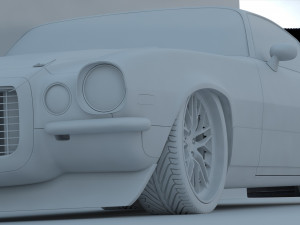 chevrolet camaro 1970 pro touring 3D Model