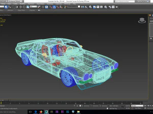 chevrolet camaro 1970 pro touring 3D Model