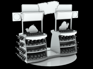 advertising stand 3D Model
