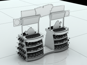 advertising stand 3D Model