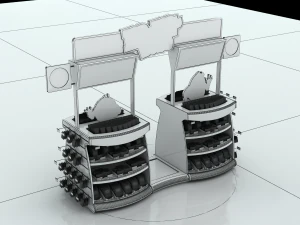 advertising stand 3D Model