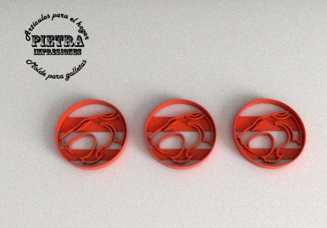 thundercats cartoon cookie cutters 3D 打印模型 .c4d .max .obj .3ds .fbx .stl .blend 
