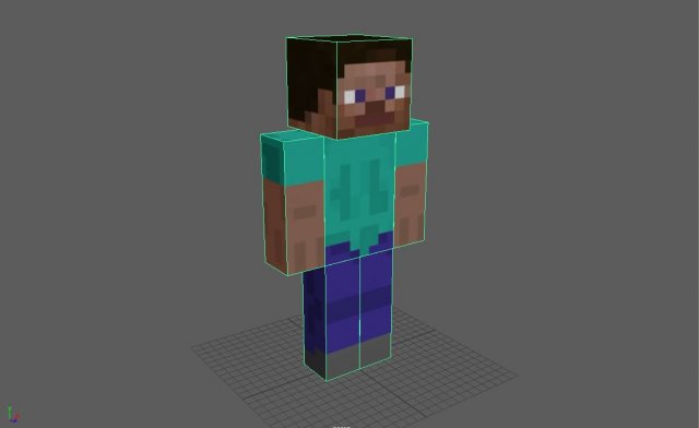 steve character Modelo 3D .c4d .max .obj .3ds .fbx .stl .blend 