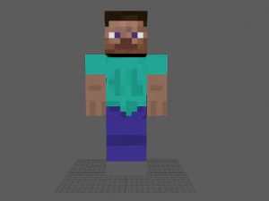 steve character 3D Model