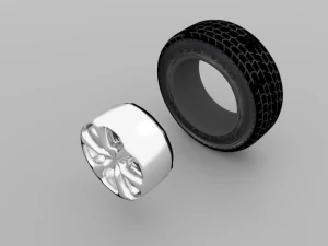 car wheel 3D Model