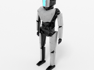 futuristic robot Modèle 3D
