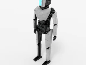 futuristic robot 3D Model