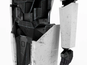 futuristic robot 3D Model