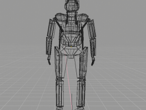 futuristic robot Modèle 3D