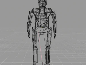 futuristic robot 3D Model