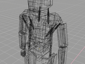 futuristic robot Modèle 3D