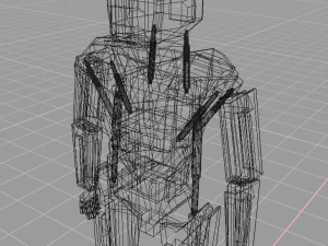 futuristic robot 3D Model