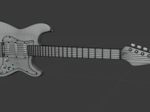 fender stratocaster 3D 模型