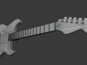 fender stratocaster 3D 模型