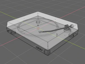 vinyl record player 3D Model