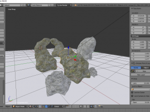 realistic mossy and cleaned rocks pack 3D मॉडल