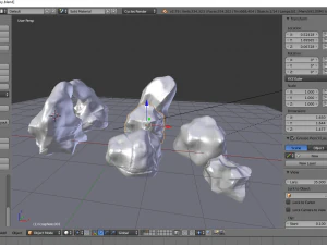 realistic mossy and cleaned rocks pack 3D Model