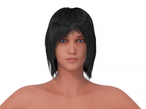 female character young lady 3D Model
