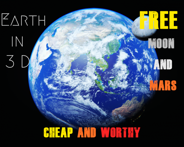 realistic earth 3d Modèle 3D .c4d .max .obj .3ds .fbx .stl .blend 