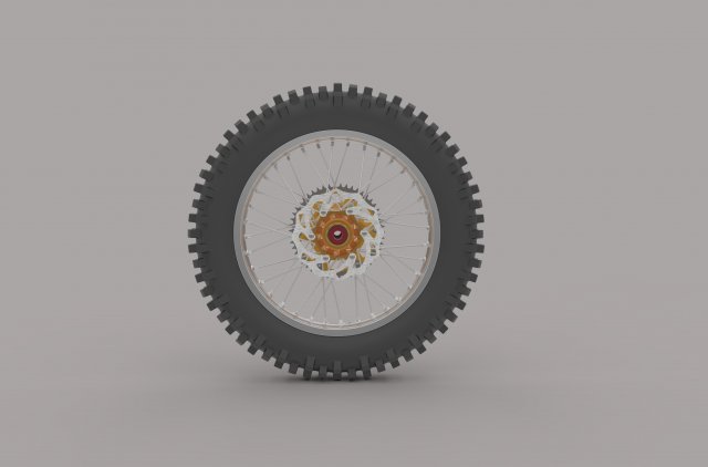 rear weel Model 3D .c4d .max .obj .3ds .fbx .stl .blend 