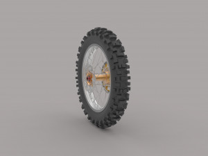 rear weel Model 3D