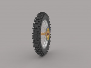 rear weel Model 3D