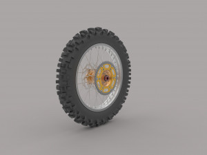 rear weel Model 3D