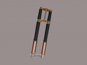 fork 3D 모델