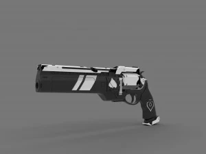 ase of spades hand cannon 3D Print Model