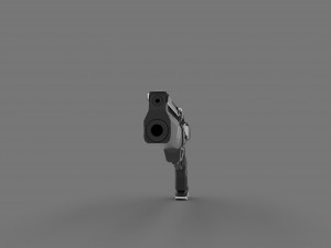 ase of spades hand cannon 3D Baskı Modeli