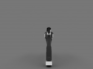ase of spades hand cannon 3D Baskı Modeli
