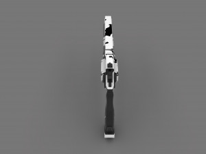 ase of spades hand cannon 3D Baskı Modeli