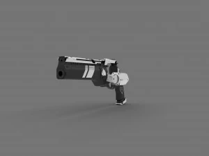 ase of spades hand cannon 3D Print Model