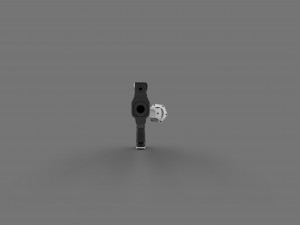 ase of spades hand cannon 3D Baskı Modeli