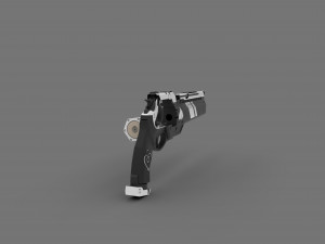 ase of spades hand cannon 3D Baskı Modeli