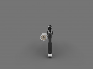ase of spades hand cannon 3D Baskı Modeli