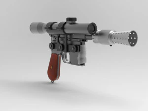 Han Solo Blaster DL-44 3D Druckmodell
