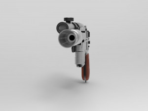 han solo blaster dl-44 Modèles 3D en vedette