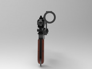han solo blaster dl-44 Modèles 3D en vedette