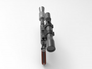 han solo blaster dl-44 Modèles 3D en vedette