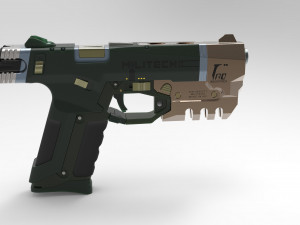 cyberpunk militech m-10af lexington 3D Print Model