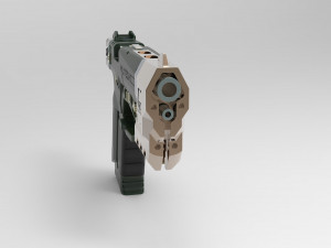 cyberpunk militech m-10af lexington 3D 프린트 모델