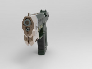 cyberpunk militech m-10af lexington 3D 프린트 모델