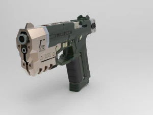 cyberpunk militech m-10af lexington 3D Print Model