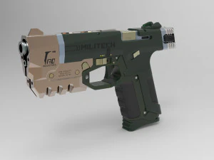 cyberpunk militech m-10af lexington 3D Print Model